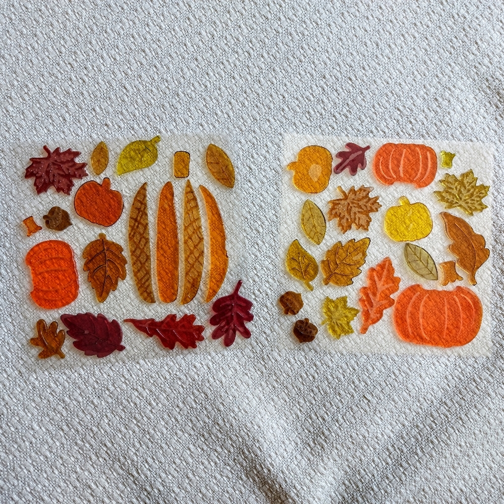 Fall/Autumn Gel Window Clings